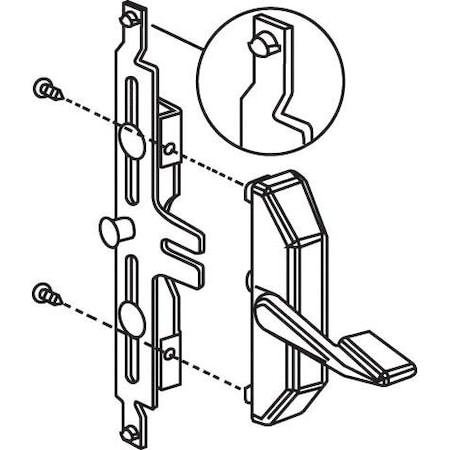 Strybuc Multipoint Casement Lock White 34-94-3